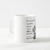 Alice in Wonderland Quotes Koffiemok (Voorkant links)
