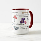 Alice in Wonderland Quotes Mok (Voorkant rechts)