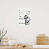Alice in Wonderland Quotes Poster (Keuken)