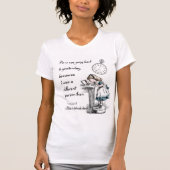 Alice in Wonderland Quotes T-shirt (Voorkant)