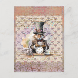 Alice in Wonderland Rabbit Briefkaart