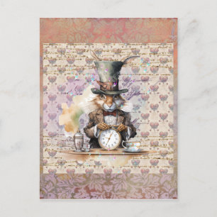 Alice in Wonderland Rabbit Briefkaart