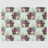 Alice in Wonderland Rabbit Green Decoupage Tissuepapier (Voorkant)