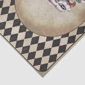 Alice in Wonderland Rabbit Jumping Tissuepapier (Detail)