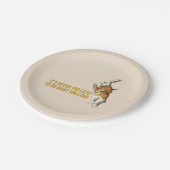 Alice in Wonderland Rabbit Motivation Papieren Bordje (Gekanteld)