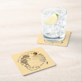 Alice in Wonderland Rabbit Mouse Kartonnen Onderzetters (Insitu)