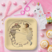 Alice in Wonderland Rabbit Mouse Papieren Bordje (Feest)