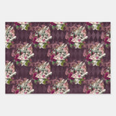 Alice in Wonderland Rabbit Paars Inpakpapier Vel (Voorkant 2)