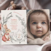 Alice in Wonderland Rabbit Tea 2e verjaardag Kaart