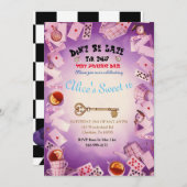 Alice in Wonderland redt de datum-inspringingen Save The Date (Voorkant / Achterkant)