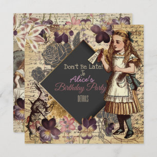Alice in Wonderland redt de datum Save The Date