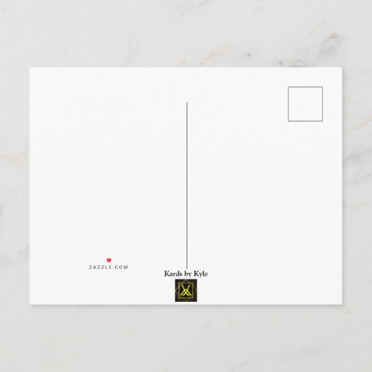 Alice in Wonderland redt de datum waarop ze anno w Aankondigingskaart (Achterkant)