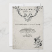  Alice in Wonderland repetitie diner Kaart (Voorkant)