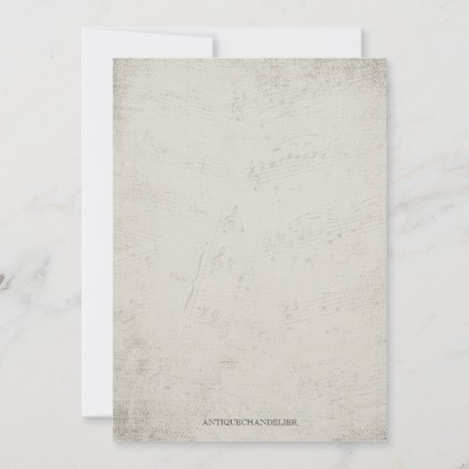  Alice in Wonderland repetitie diner Kaart (Achterkant)