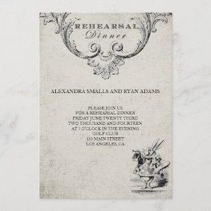  Alice in Wonderland repetitie diner Kaart