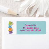 Alice in Wonderland Retouradreslabels Etiket (Insitu)