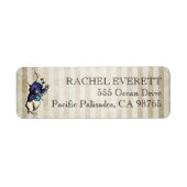  Alice in Wonderland Return Address Label (Voorkant)