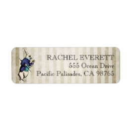 Alice in Wonderland Return Address Label