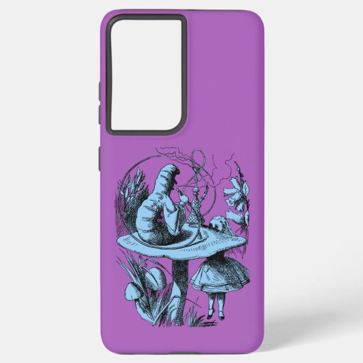 Alice in Wonderland Roking Centipede Samsung Galaxy Hoesje (Achterkant)