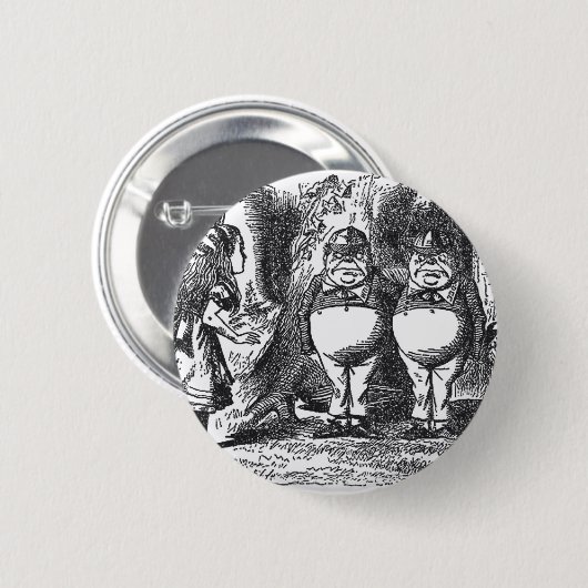 Alice in Wonderland Ronde Button 5,7 Cm (Voorkant /achterkant)