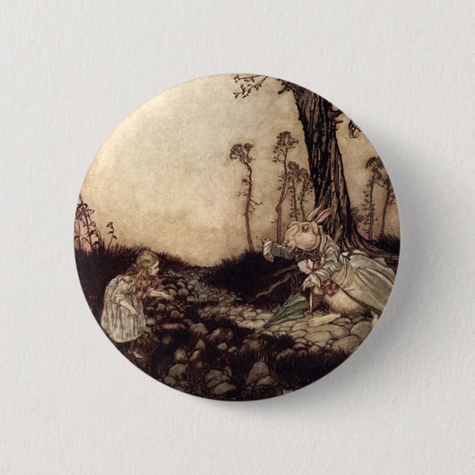 Alice in Wonderland Ronde Button 5,7 Cm (Voorkant)