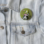 Alice in Wonderland Ronde Button 5,7 Cm (In situ)