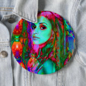 Alice in Wonderland Ronde Button 6,0 Cm (In situ)