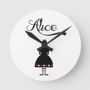 Alice in Wonderland Ronde Klok