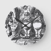 Alice in Wonderland Ronde Klok (Voorkant)