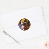Alice in Wonderland Ronde Sticker (Envelop)