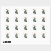 Alice in Wonderland Ronde Sticker (Vel)