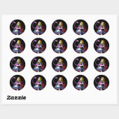 Alice in Wonderland Ronde Sticker (Vel)