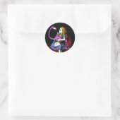 Alice in Wonderland Ronde Sticker (Tas)