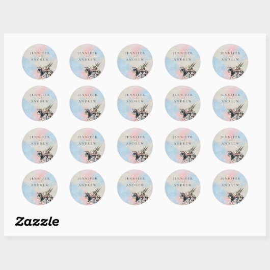  Alice in Wonderland Ronde Sticker (Vel)