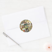alice in wonderland ronde sticker (Envelop)
