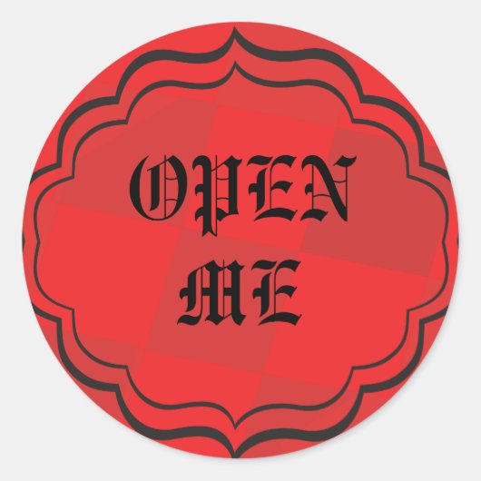 ALICE IN WONDERLAND Ronde Sticker Seal (Voorkant)