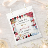 Alice in Wonderland Rood Bloemstuk Verjaardags The Bedankzakje (Geknipt)