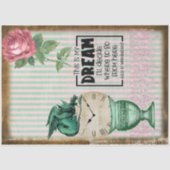 Alice in Wonderland Roos Griffin Quote Tissuepapier (Voorkant)