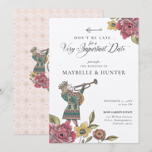 Alice in Wonderland Royal Knave of Heart Fairytale Kaart (Voorkant / Achterkant)