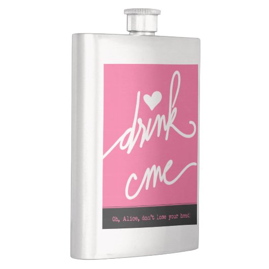 Alice in Wonderland Roze Drink Flacon (Rechts)