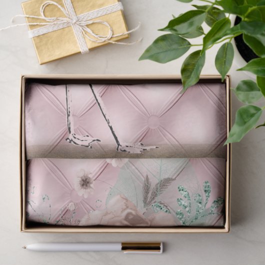 Alice in Wonderland Roze Flamingo Luxury Tissuepapier (Geschenk)