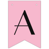 Alice in Wonderland Roze Happy Birthday Vlaggetjes (Derde vlag)