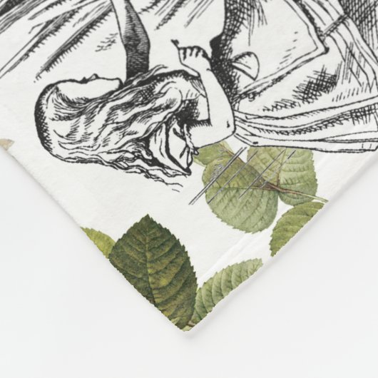 Alice in Wonderland Rozen Fleece Blanket (Hoek)