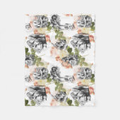 Alice in Wonderland Rozen Fleece Blanket (Voorkant)