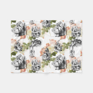 Alice in Wonderland Rozen Fleece Blanket Deken
