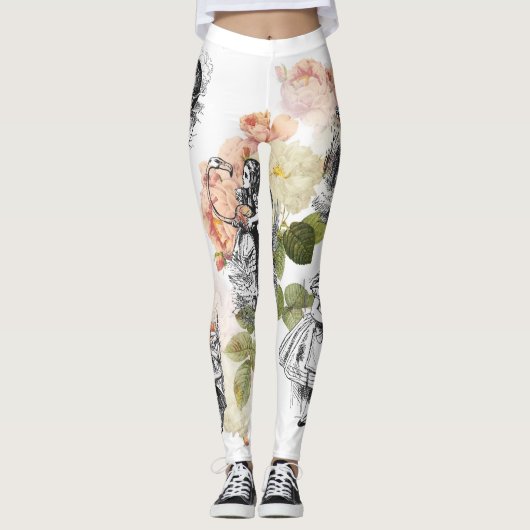 Alice in Wonderland  Rozen Leggings (Voorkant)