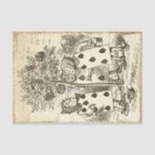 Alice in Wonderland Rozen ontkoppeling Tissuepapier (Voorkant)