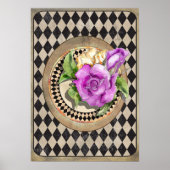 Alice in Wonderland Rozen Poster (Voorkant)