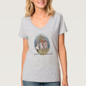 Alice in Wonderland Rozen T-shirt (Voorkant)