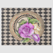 Alice in Wonderland Rozen Tissuepapier (Voorkant)